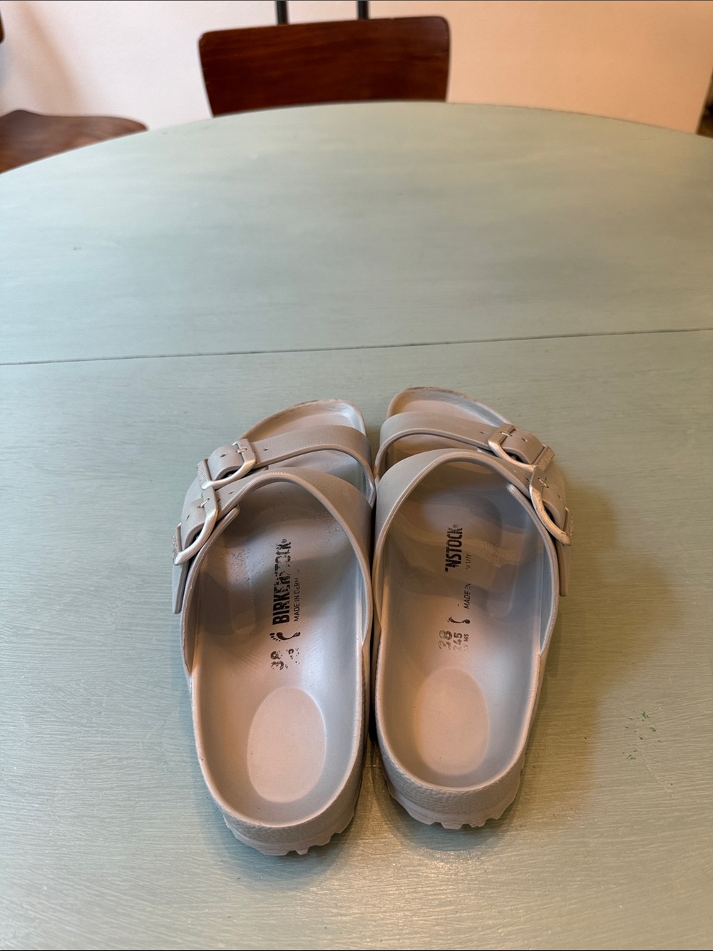 Birkenstock Arizona EVA sandals in silver/ gray - Picture 3 of 6